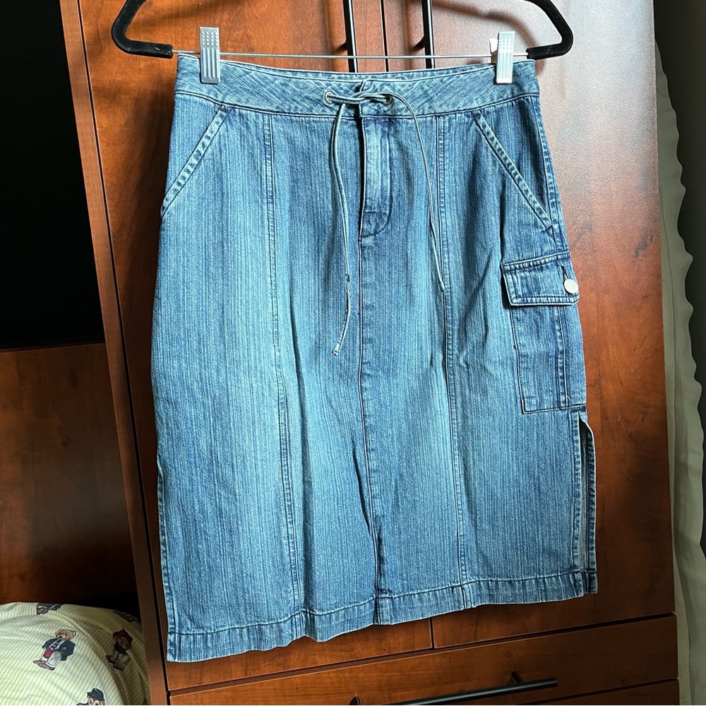 LONDONJEAN denim Cargo skirt / 2
